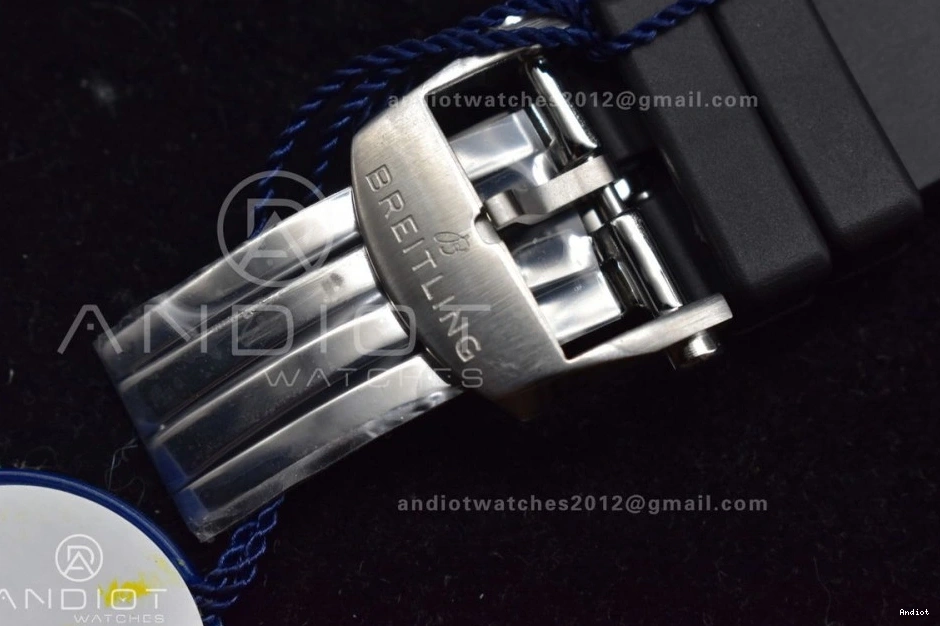 SS L-Silver 43mm LE 1:1 Blk Version BLS Chrono A7750 Best Navitimer B01 0314